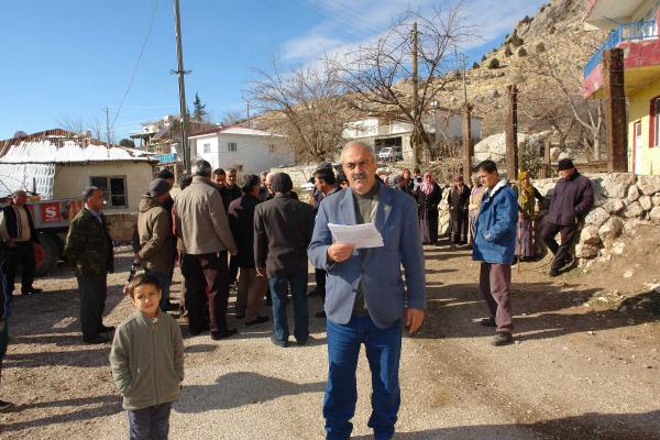 Adıyaman Gölbaşı'nda köylülerden taş ocağı tepkisi
