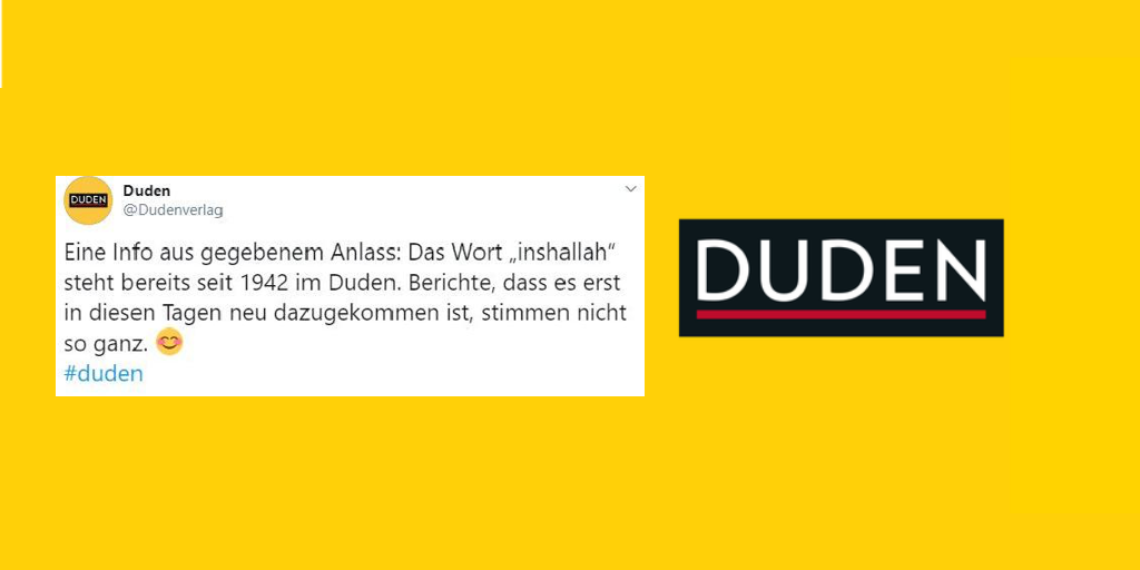 Duden’den ‘inşallah’ açıklaması