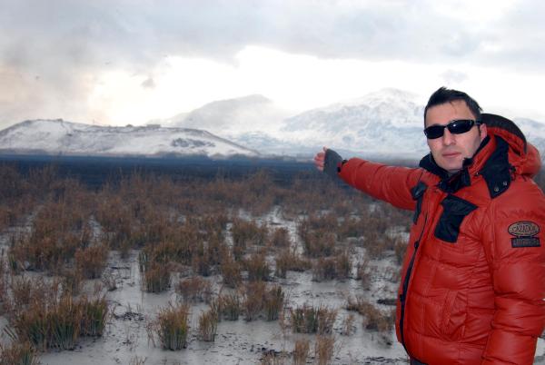 Erzincan kuş cennetinde yangın