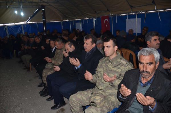Besni'de şehit astsubay için mevlit