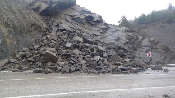 Taraklı'da heyelan