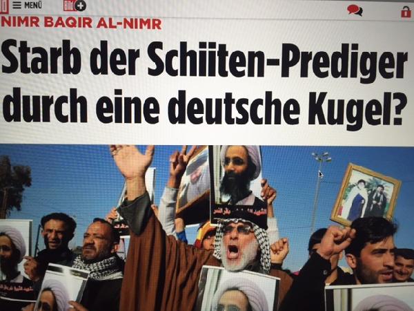 Bild'den ilginç iddia: Nimr El-Nimr, Alman kurşunuyla infaz edilmiş olabilir