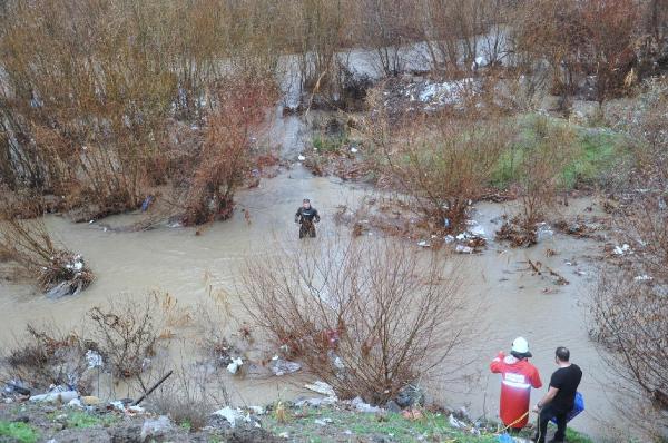 Edremit'te yavru köpekler için kurtarma operasyonu