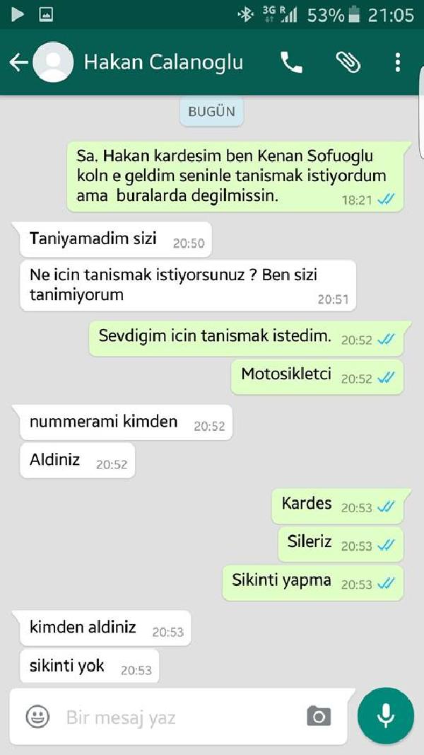 Kenan Sofuoğlu'ndan Hakan Çalhanoğlu'na tepki
