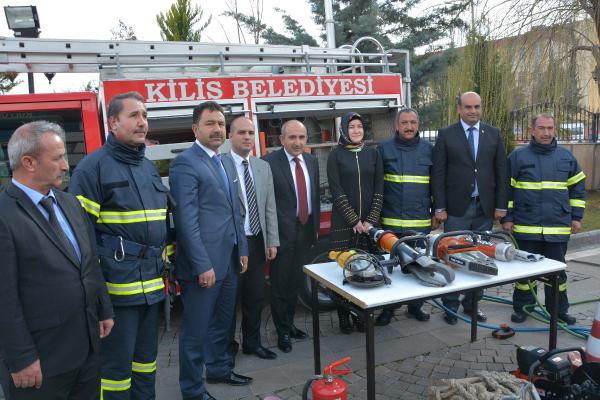 Kilis itfaiyesi, 2015'te 986 yangına müdahale etti