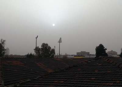 İzmir'i toz bulutları kapladı