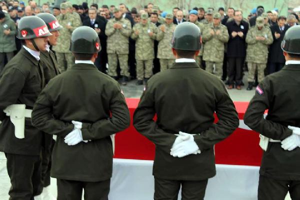 Şehit asker için Şırnak'ta uğurlama töreni