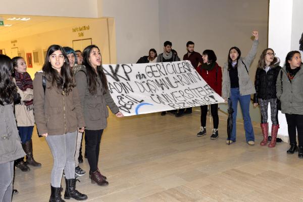 Üniversitede Nurettin Yıldız tepkisi