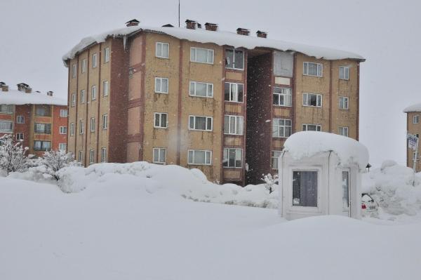 Bitlis’te 93 köyon yolu kardan kapandı