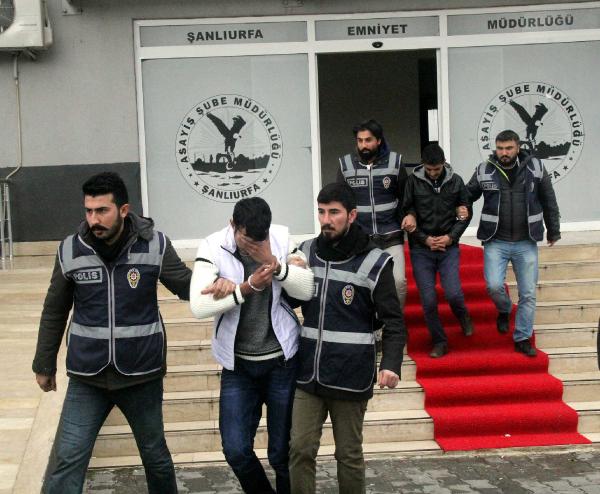 Şanlıurfa'da hırsızlık yapan 3 kişi yakalandı