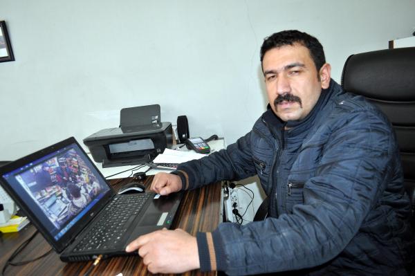 Kayseri'de telefon hırsızlığı, kameralara yansıdı