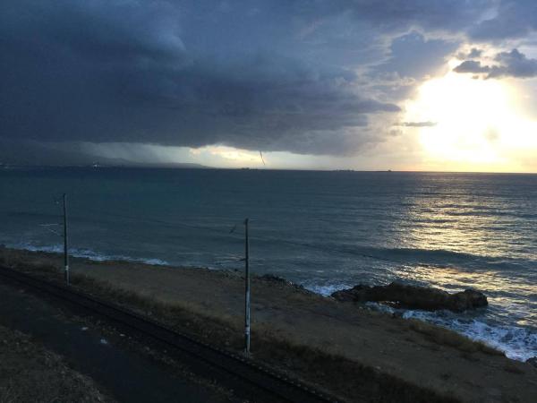 İskenderun'da aynı anda 2 hortum çıktı