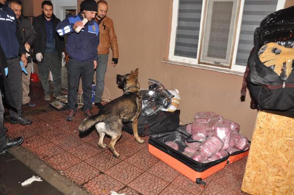 Aksaray'da 145 kilo esrar ele geçirildi