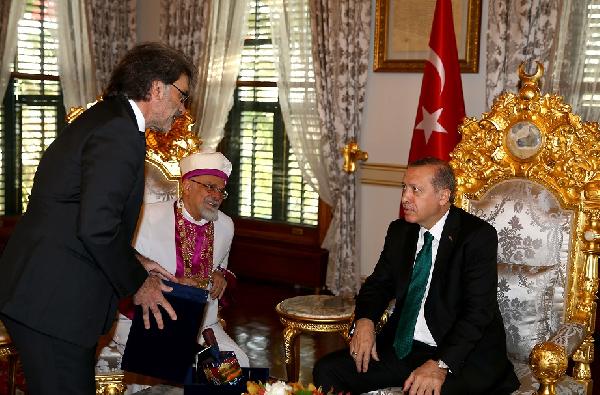 Cumhurbaşkanı Erdoğan, Musevi Cemaati temsilcileriyle bir araya geldi