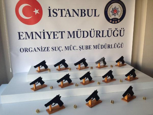 İstanbul'da silah kaçakçılığı operasyonu