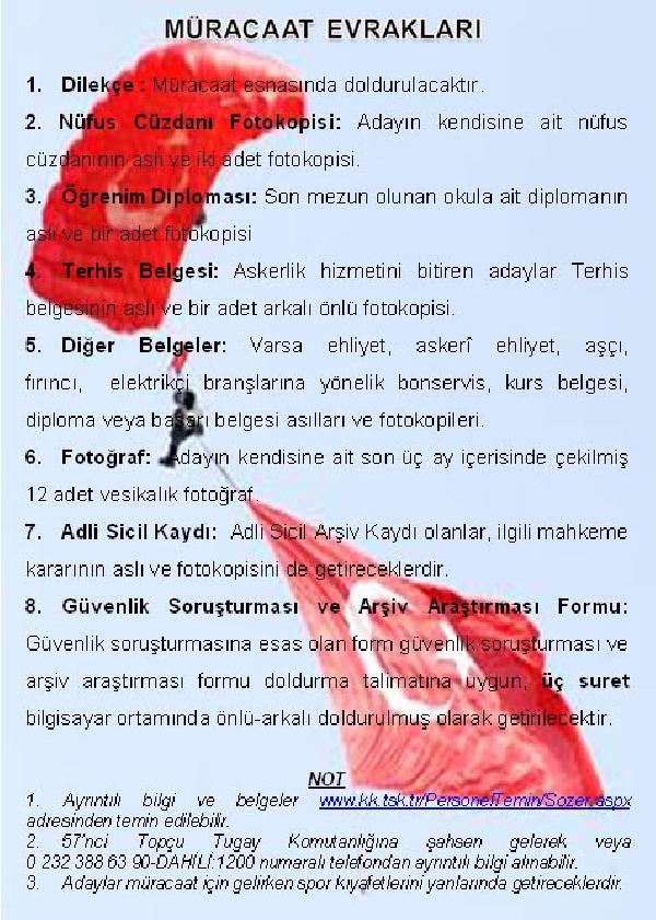 4 bin lira maaşlı sözleşmeli er alınacak