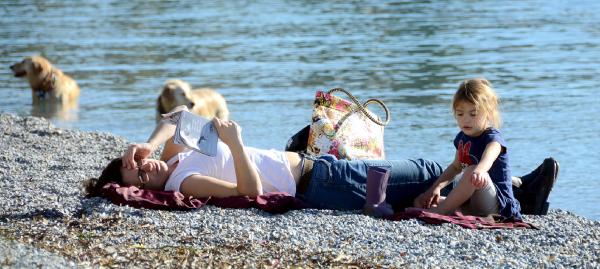 Bodrum'da güneş keyfi