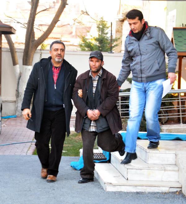 Çarpıp kaçtı, kırık cam parçalarından yakalandı