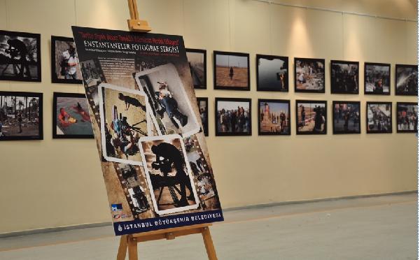 Haber kameramanlarının fotoğraf sergisi...