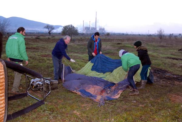 Greenpeace'den Soma'da kömüre karşı balonlu eylem