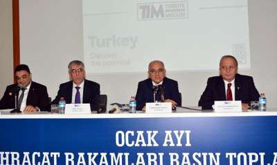 Büyükekşi: İhracat geçen yılın ocak ayına göre yüzde 9.8 düştü
