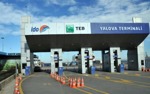 Yalova’da deniz ulaşımına lodos engeli