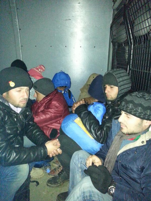 58 Suriyeli ile 3 organizatör yakalandı