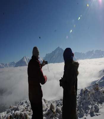 Hakkari 'bulutların' altında
