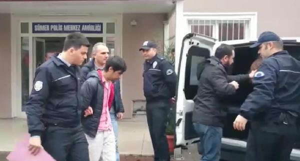 Sahte parayla alışveriş yaptıktan 80 kilometre sonra yakalandılar