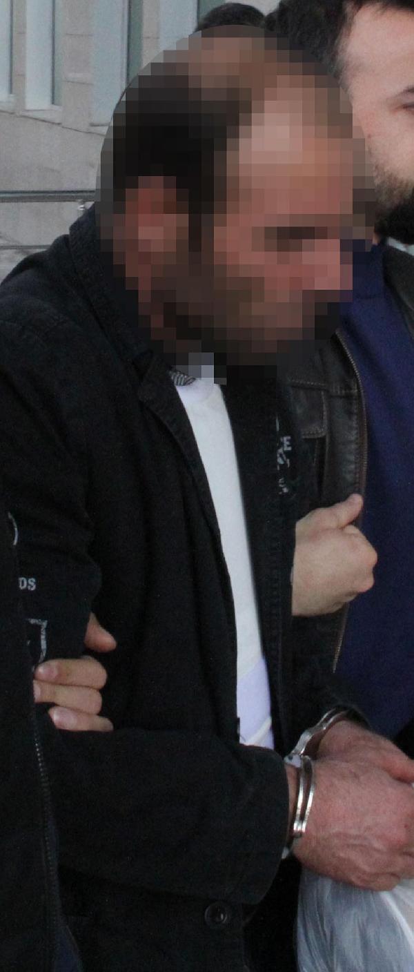 14 yaşındaki kızı ile yarı çıplak yakalanan baba tutuklandı