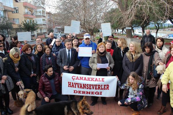 Çanakkaleli hayvanseverlerden 'zehirli yiyecek' tepkisi