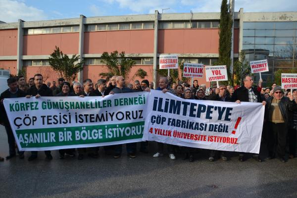 Çöp fabrikası protestosu