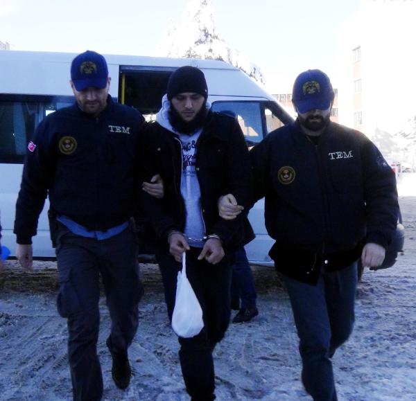 Erzurum'da 3 IŞİD şüphelisi adliyede