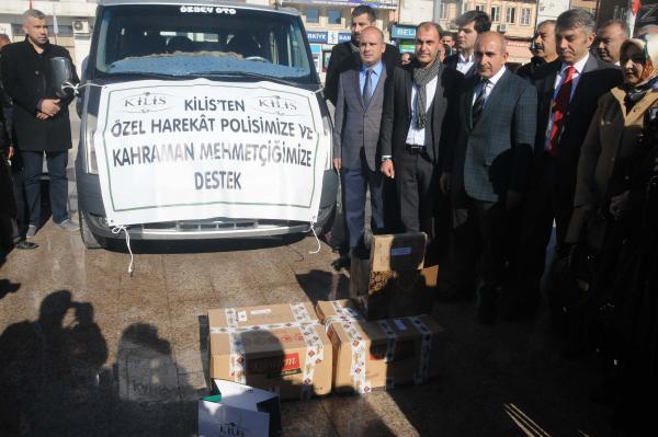 Kilis'ten Güneydoğu'da görev yapan güvenlik güçlerine 1 ton baklava