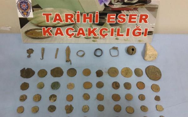 Tarihi eser kaçakçılığına 1 gözaltı