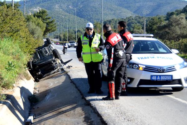 30 saniye önce taktığı kemer, hayatını kurtardı