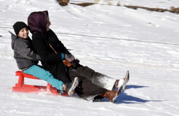 Siverek'te kayak sezonu açıldı