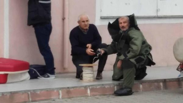 Alt geçitte şüpheli çanta korkuttu