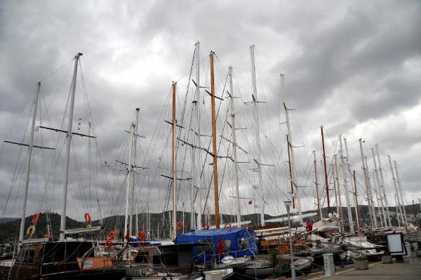 Bodrum'da lodos fırtınası