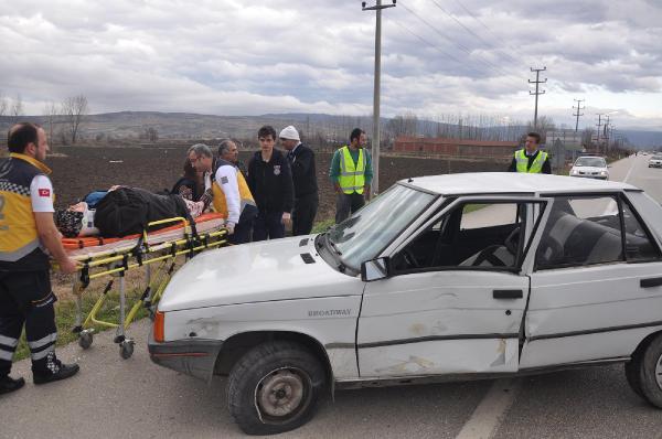 İnegöl'de zincirlemeli kaza 6 yaralı