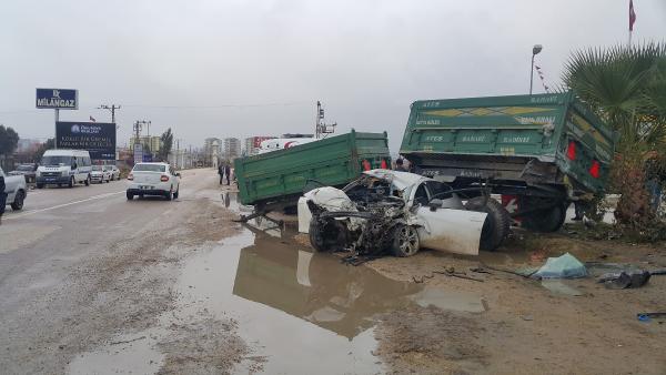 Düğün hazırlığı yapan çifti kaza ayırdı