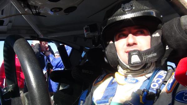 Murat Bostancı’dan buzda rally şov