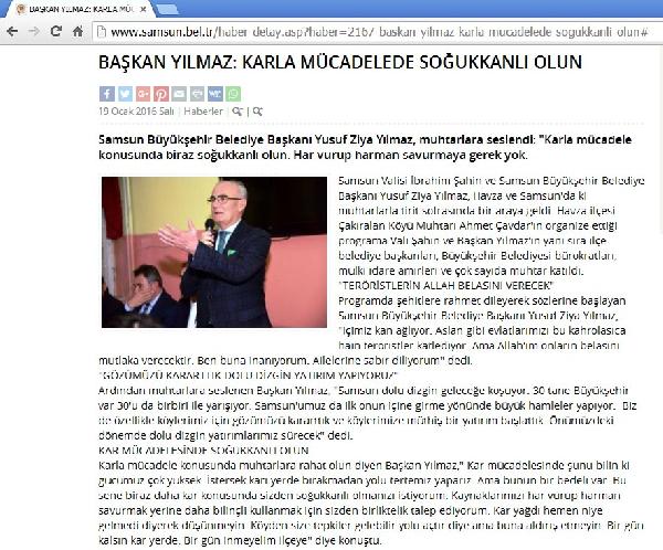 Başkan Yılmaz muhtarlara uyarı: ‘Yolu açtır’ tepkilerine aldırış etmeyin, kar bir gün kalsın yerde