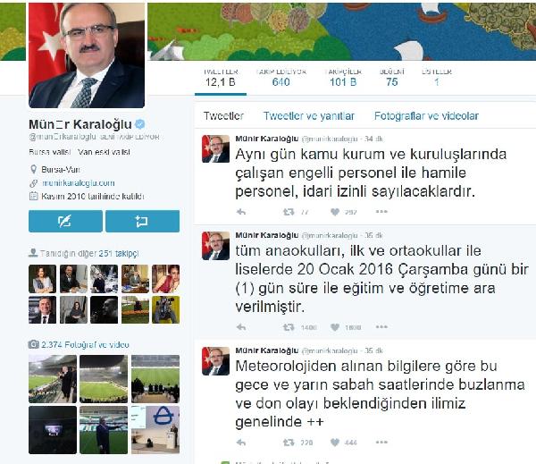 Bursa’da okullar yarın tatil
