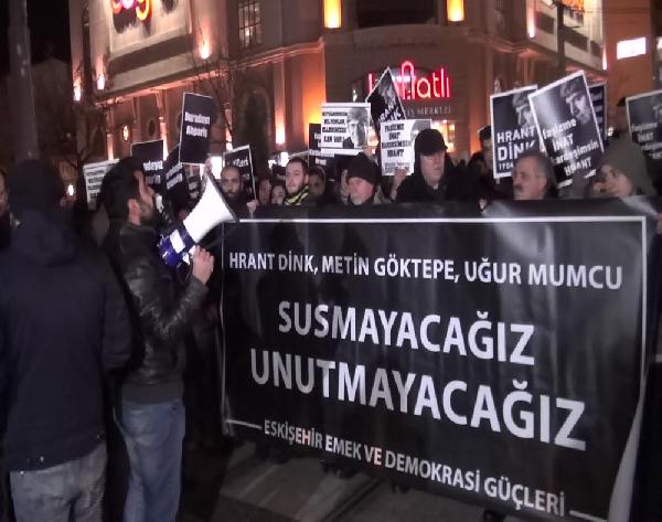 Eskişehir'de Hrant Dink yürüyüşüne polis izin vermedi