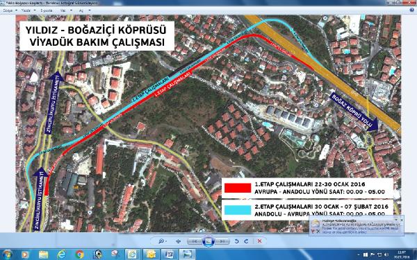 Ortaköy Viyadüğü'nde bakım çalışmaları başlıyor