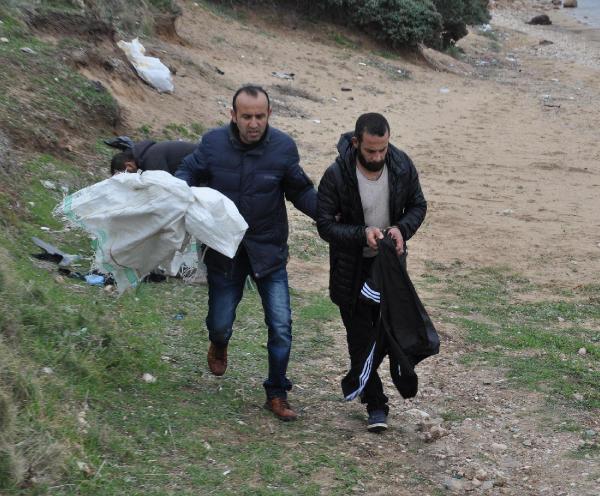 Umuda yolculukta Suriyeliler, 5 arkadaşlarını bottan attı