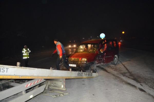 İnegöl'de kaza: 5 yaralı