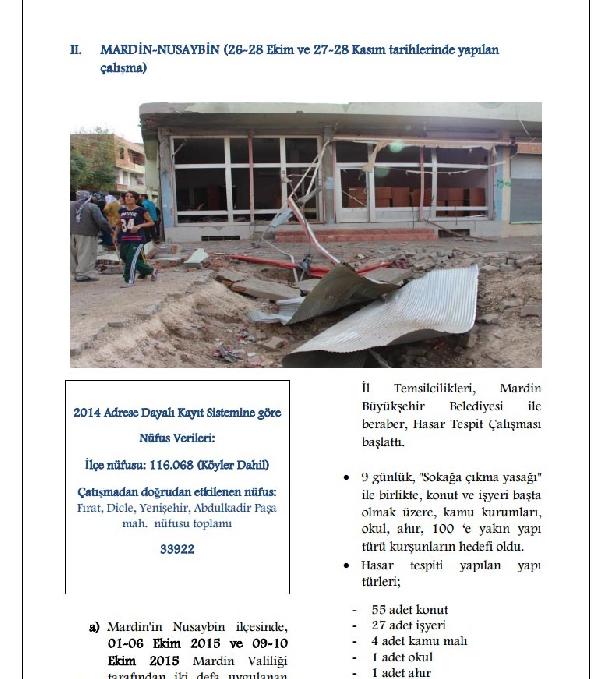 Güneydoğu Belediyeler Birliği raporu: Yıkımın maddi ve manevi boyutu büyük