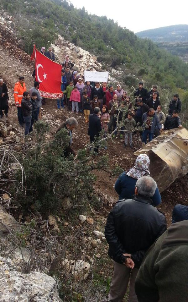 Doğal koruma bölgesine taş ocağına tepki